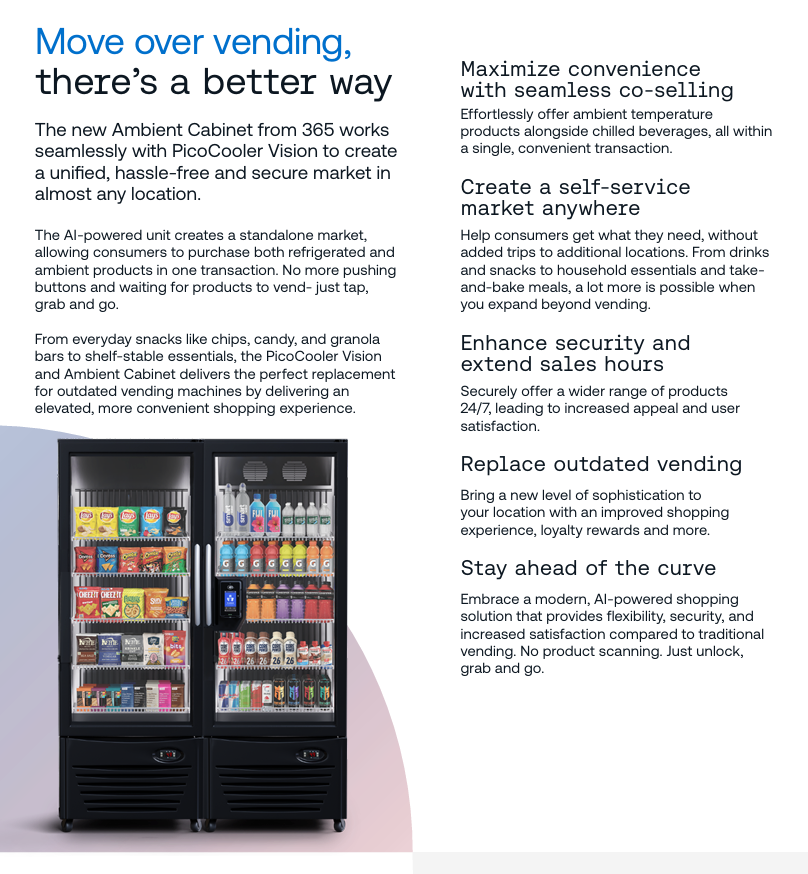 pcv + ambient consumer facing